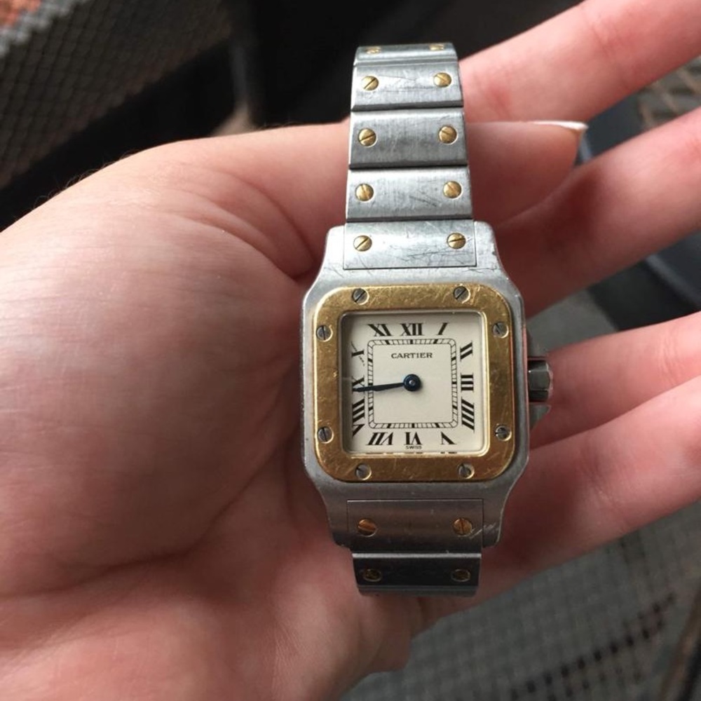 CARTIER SANTOS GALBEE  - 100% authentic